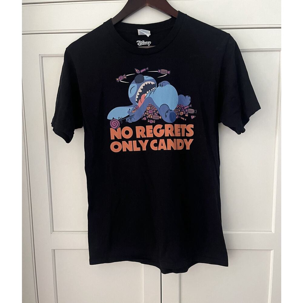 Disney Port&Company Stitch Halloween Tshirt Sz. S cotton black